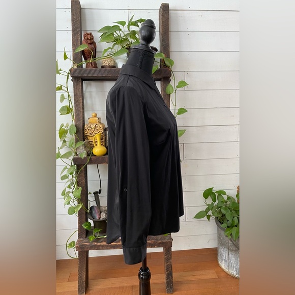 Apt 9.: Classic Black Women’s Button Down Shirt - Picture 11 of 17